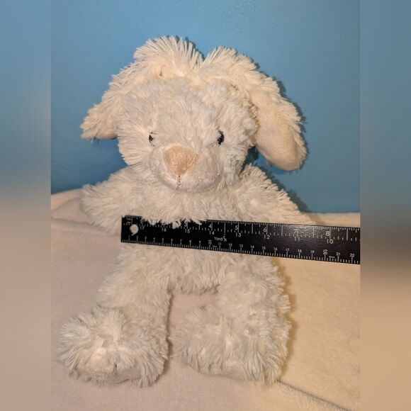 First Impressions White Rabbit Stuffed Animal Pre-owned - Picture 5 of 8